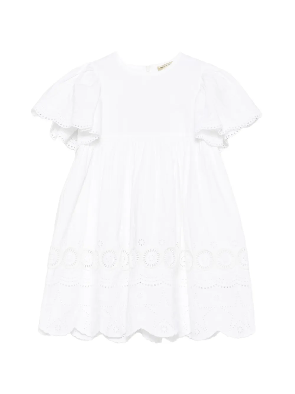 Stella McCartney Kids broderie-anglaise dress - Bianco