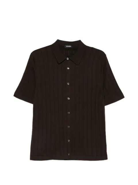 Cenere GB ribbed short-sleeves shirt