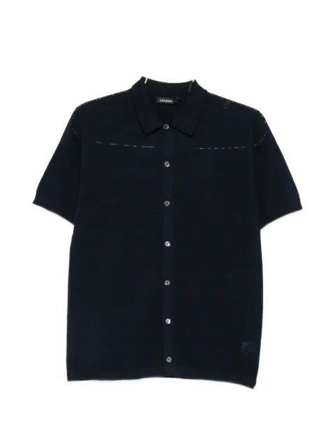 Cenere GB waffle-knit shirt