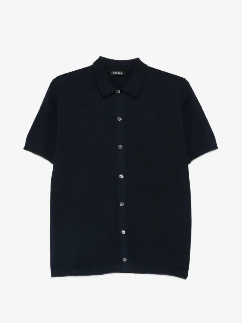 Cenere GB waffle-knit shirt
