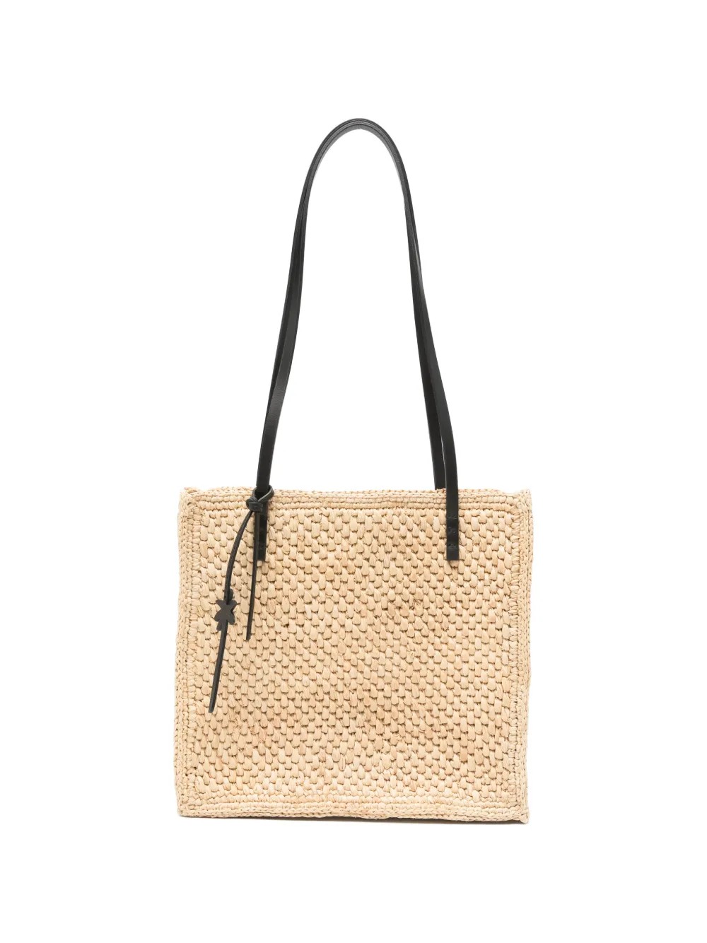 Manebi raffia shoulder bag - Toni neutri