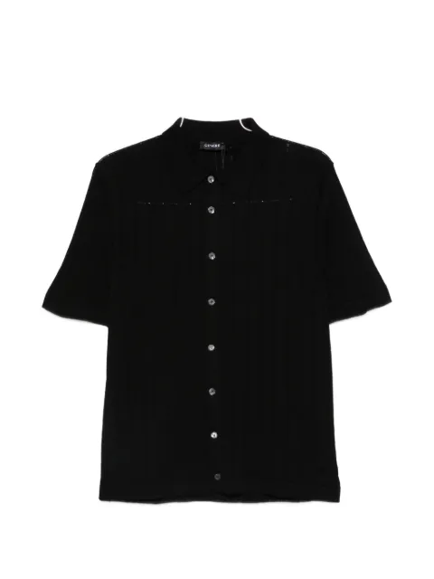Cenere GB ribbed short-sleeves shirt
