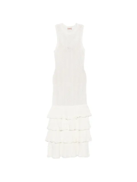 TWINSET ruffled midi dress