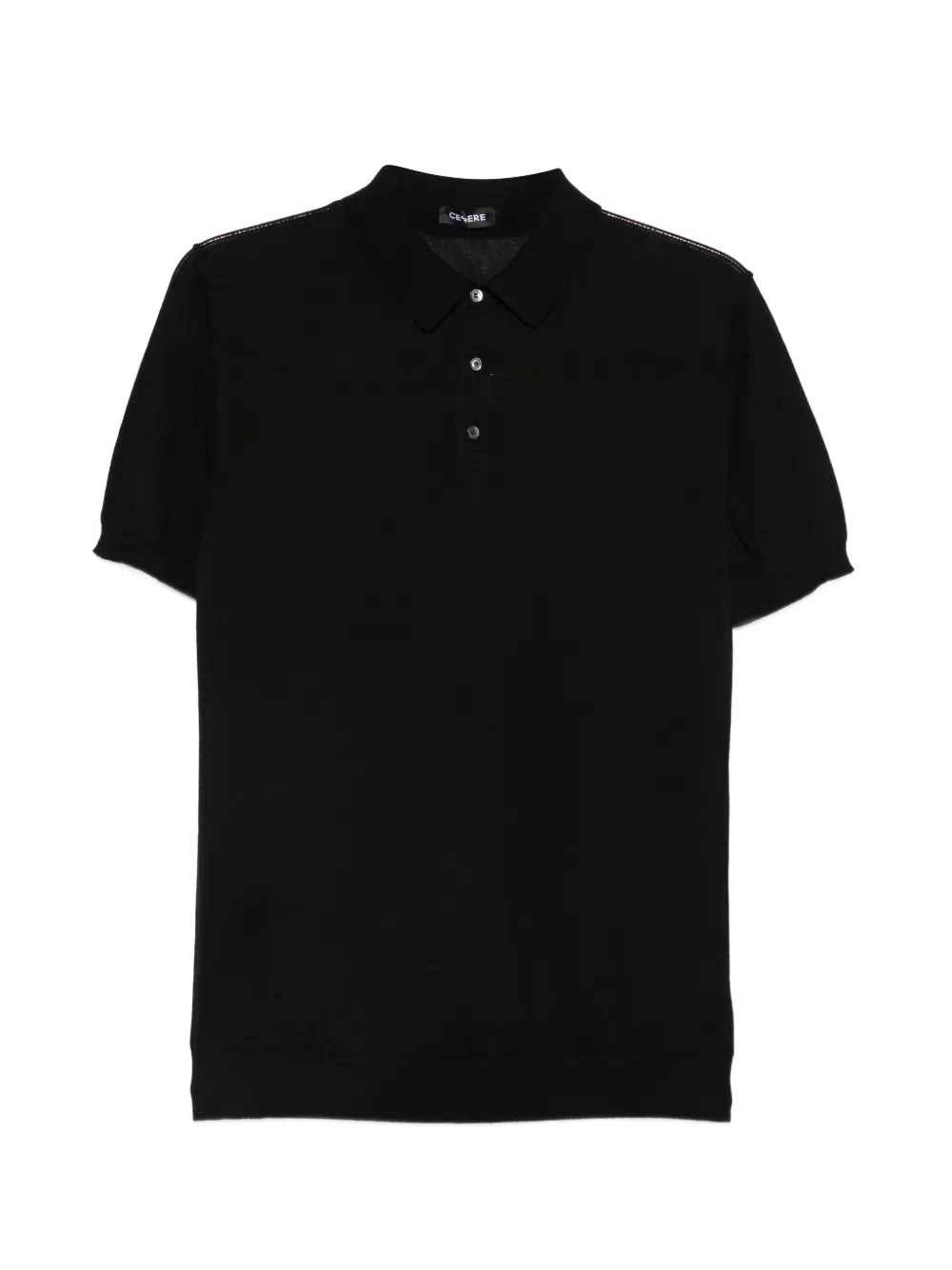 Cenere GB short-sleeve polo shirt - Nero