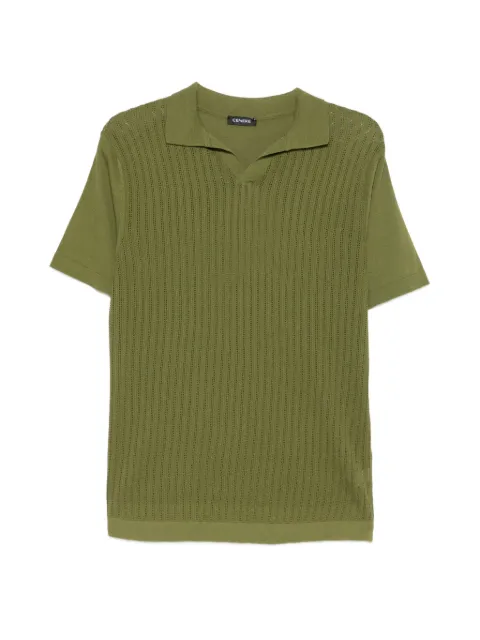 Cenere GB polo-collar T-shirt