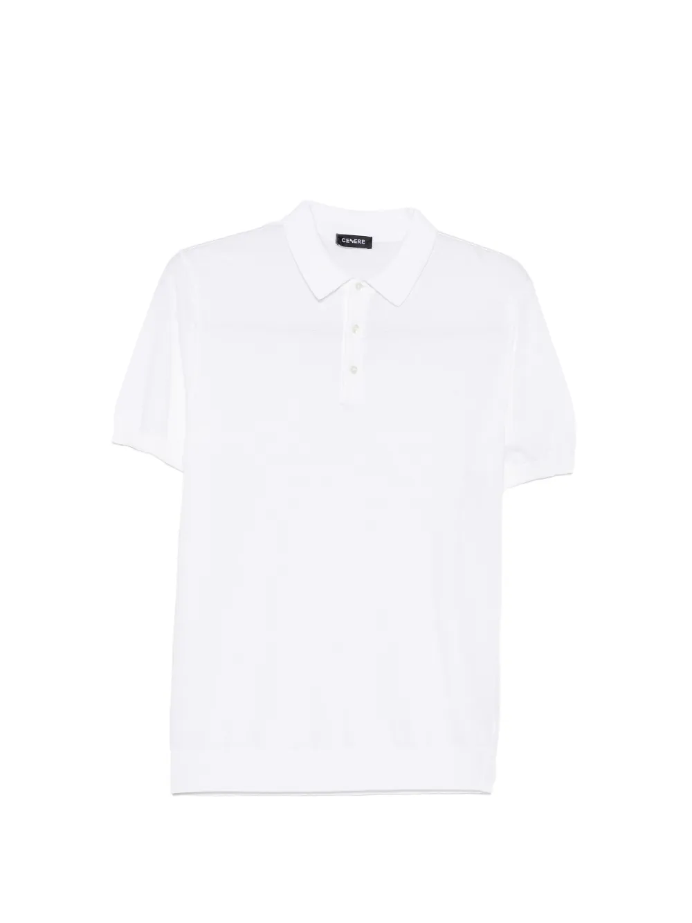 Cenere GB short-sleeve polo shirt - Bianco