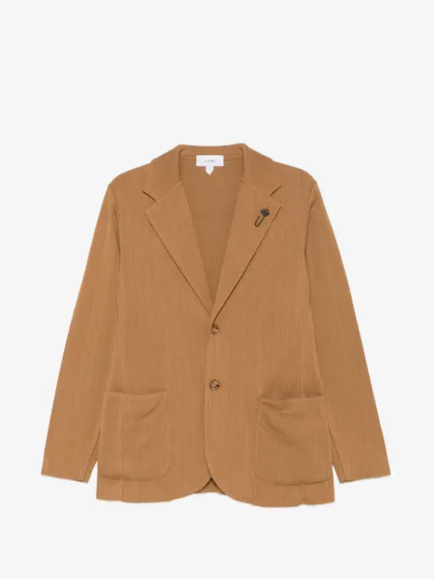 Lardini ribbed-knit blazer