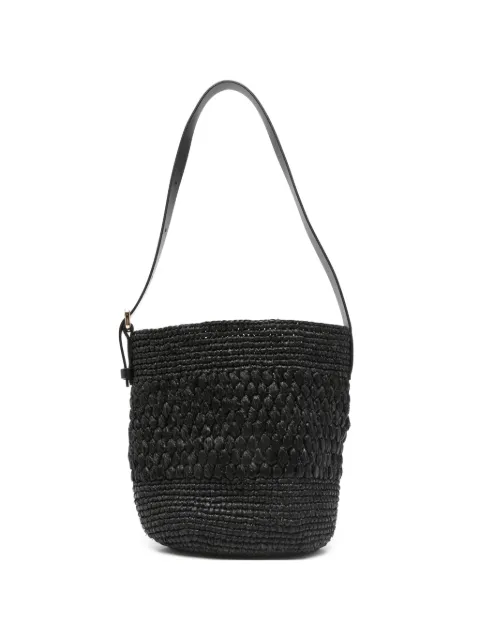 Manebi raffia shoulder bag