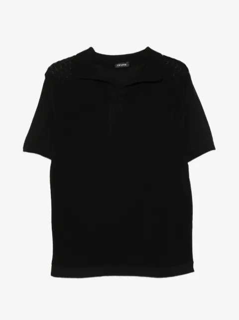 Cenere GB playera de tejido flojo con cuello en V