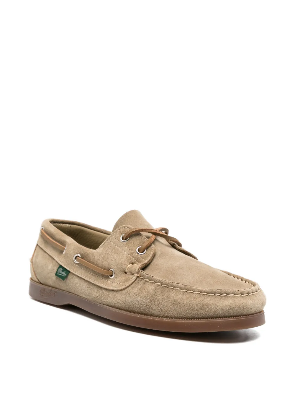 Paraboot suede boat shoes Beige