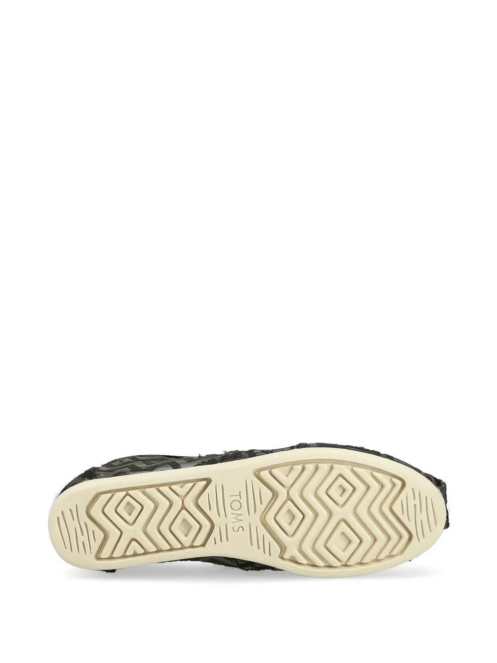 Toms geometric-pattern espadrilles Zwart