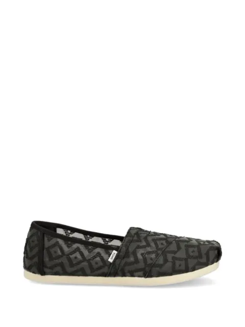 Toms geometric-pattern espadrilles