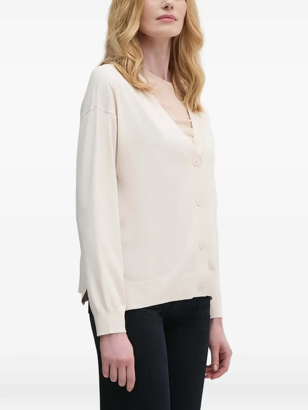 Sisley buttoned cardigan - Neutrals