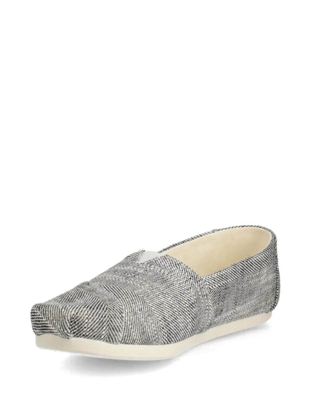Toms herringbone-pattern espadrilles Zwart