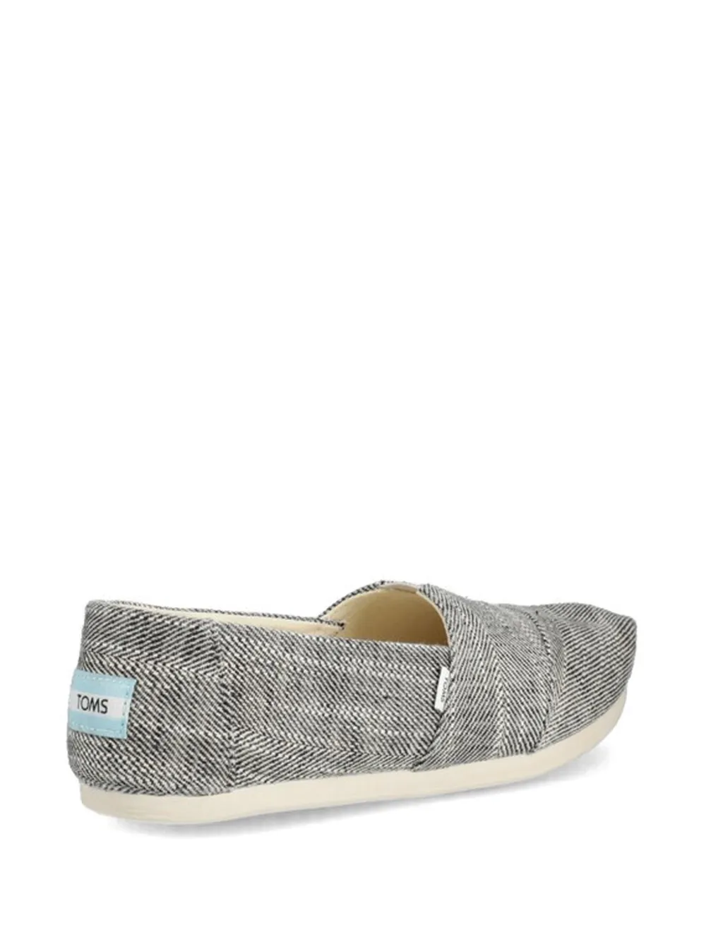 Toms herringbone-pattern espadrilles Zwart