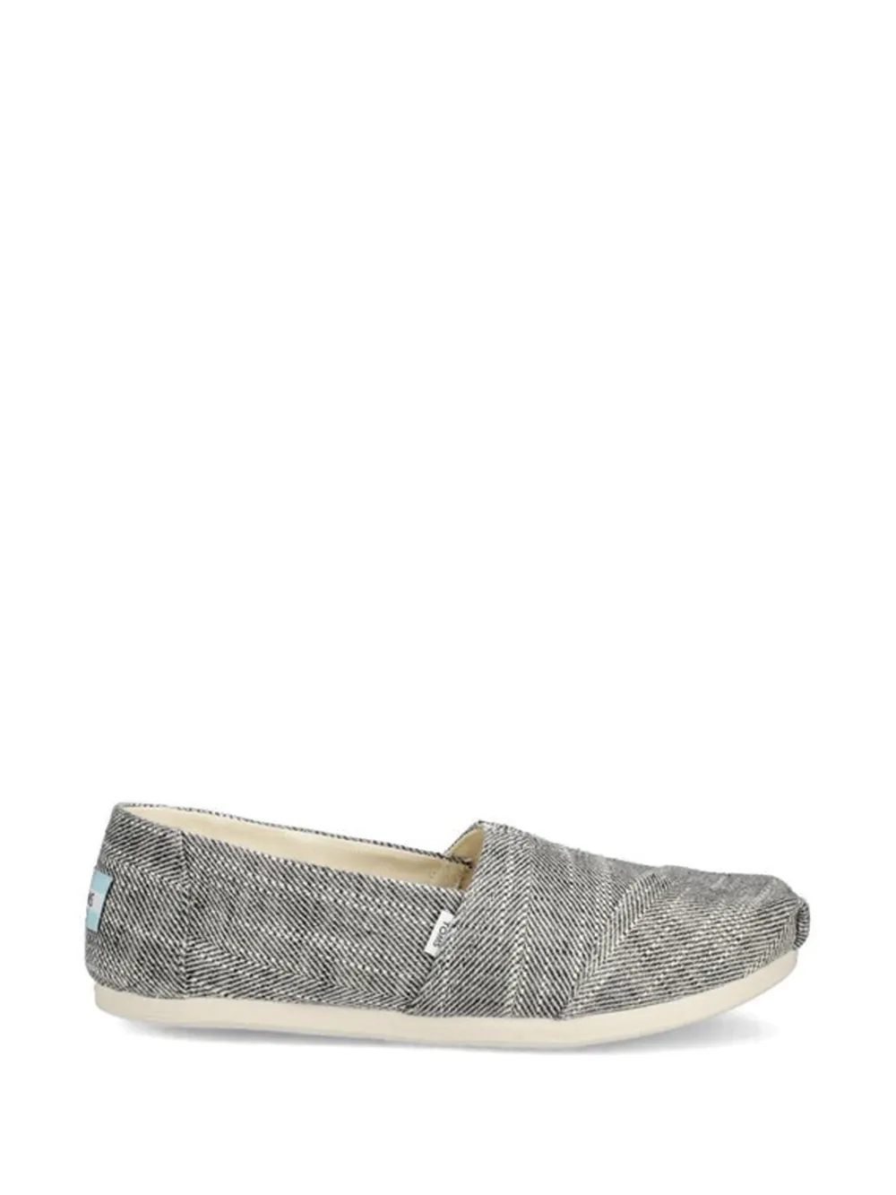 Toms herringbone-pattern espadrilles Zwart