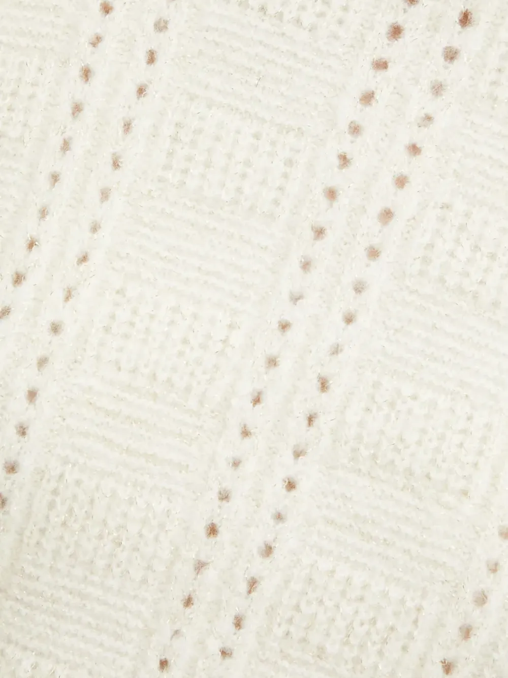 Silvian Heach Trui met ballonmouwen Beige