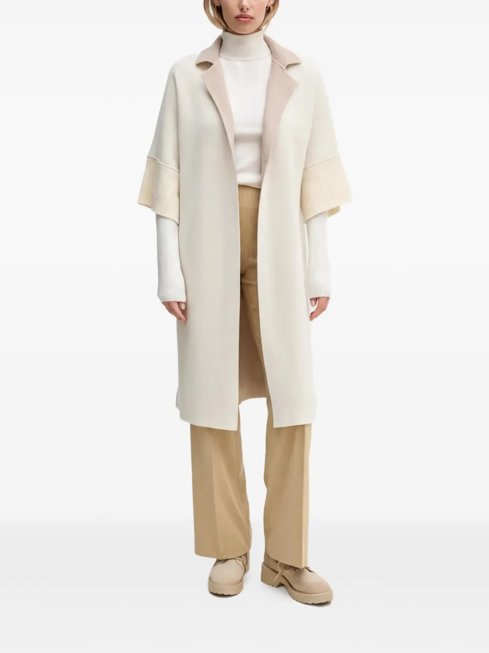  Benetton Pantalones Rectos - Neutro 