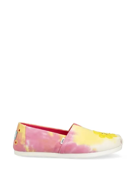 Toms tie-dye floral slip-on sneakers