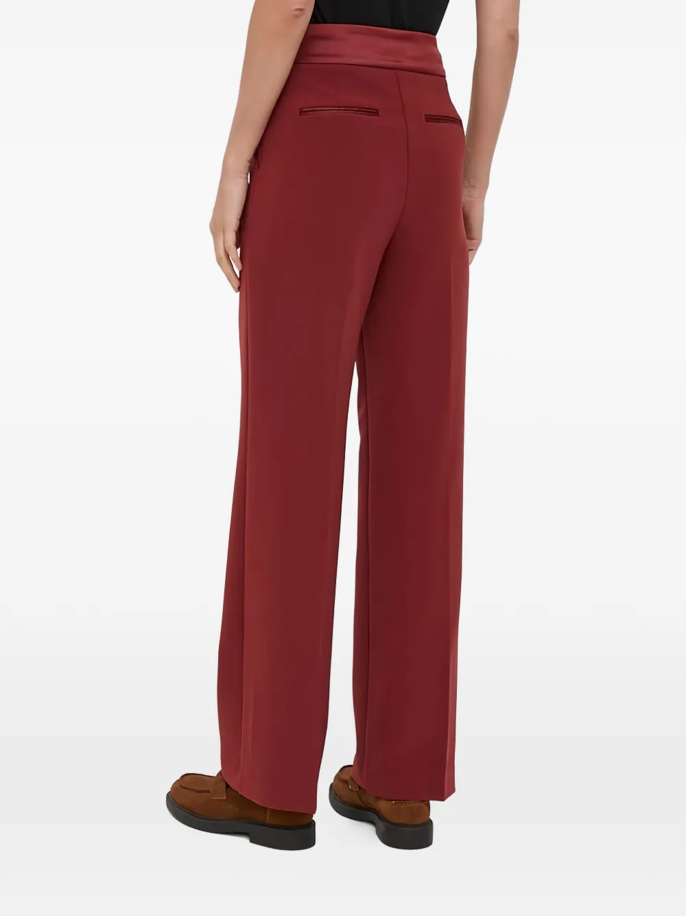 Benetton Straight broek Rood