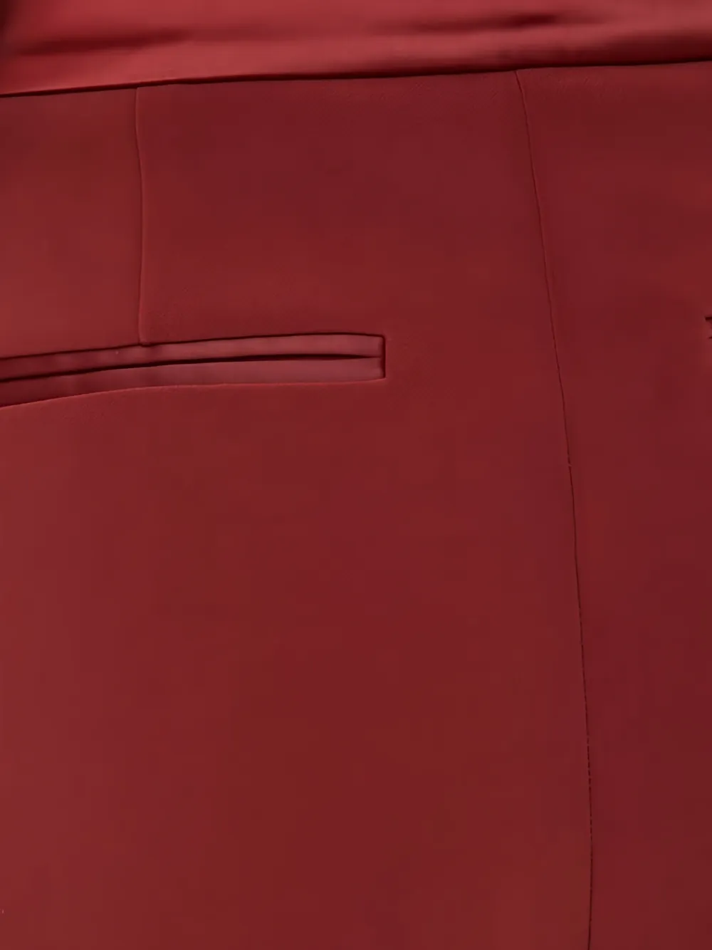 Benetton Straight broek Rood