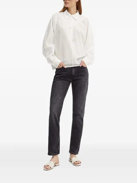 Sisley balloon-sleeves blouse