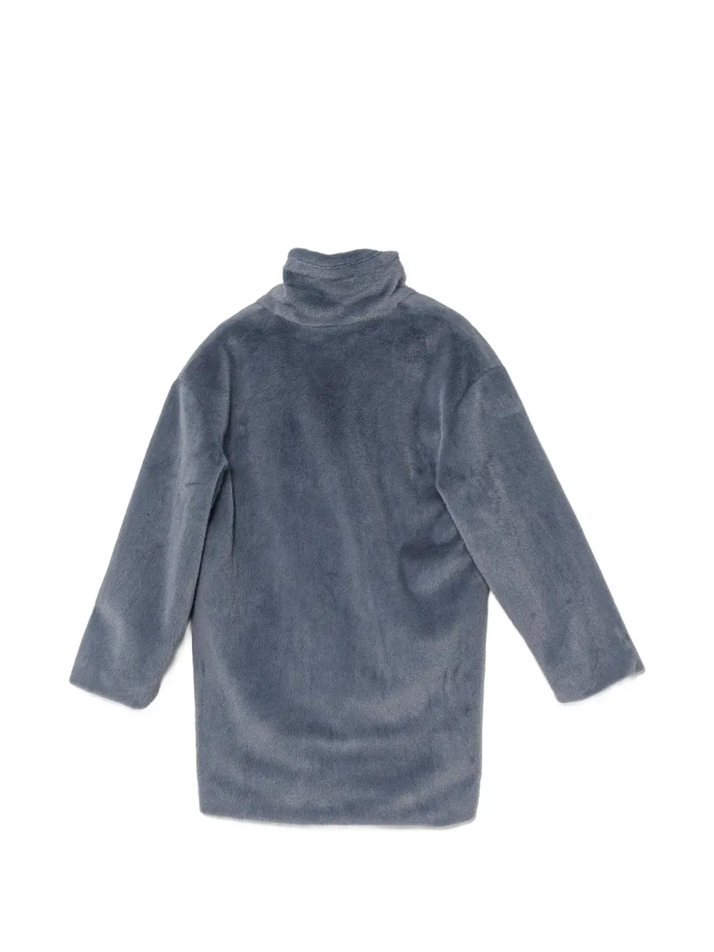 Benetton Jas van imitatiebont Blauw