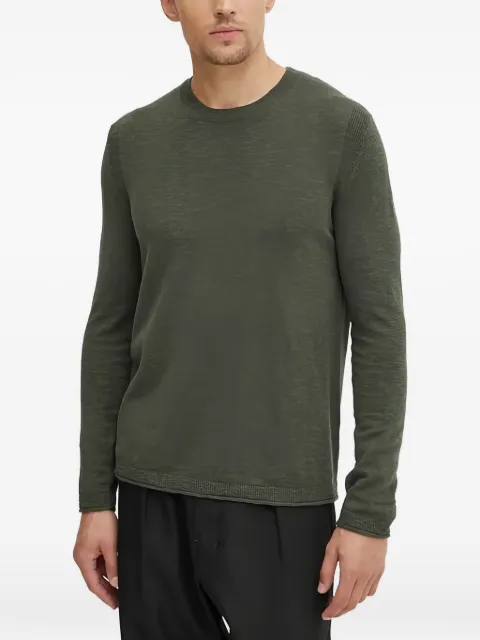 Sisley round-neck long-sleeve sweater