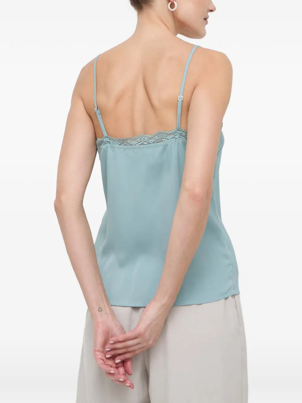 Silvian Heach Top met kant Groen