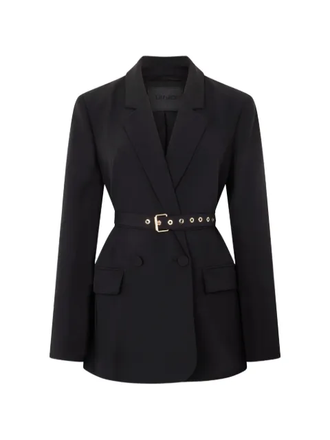 LIU JO belt-detail double-breasted blazer