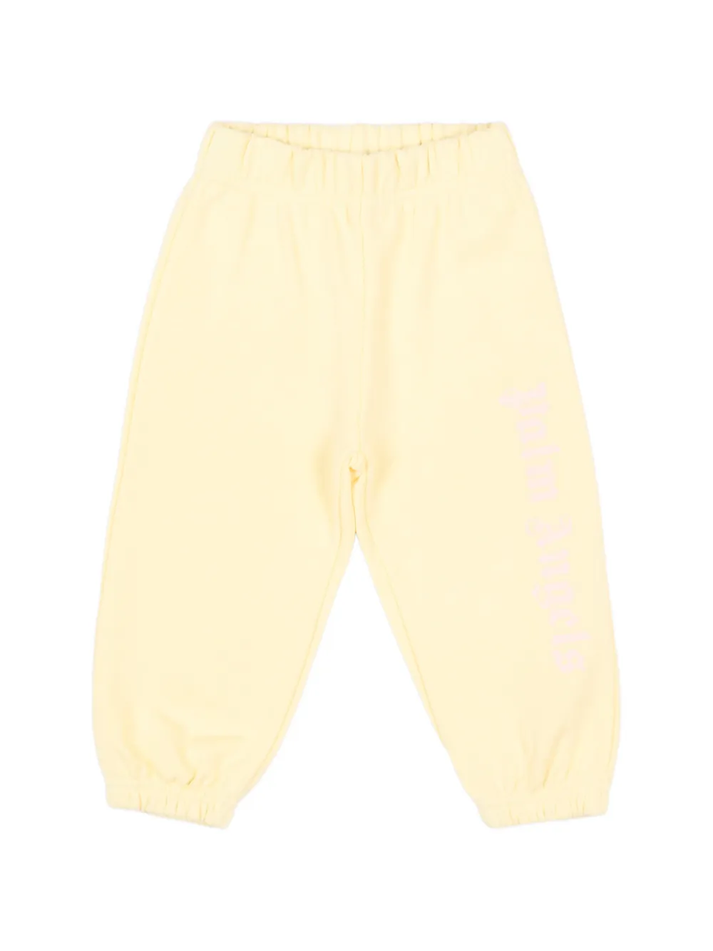 Palm Angels Kids cotton track pants - Giallo