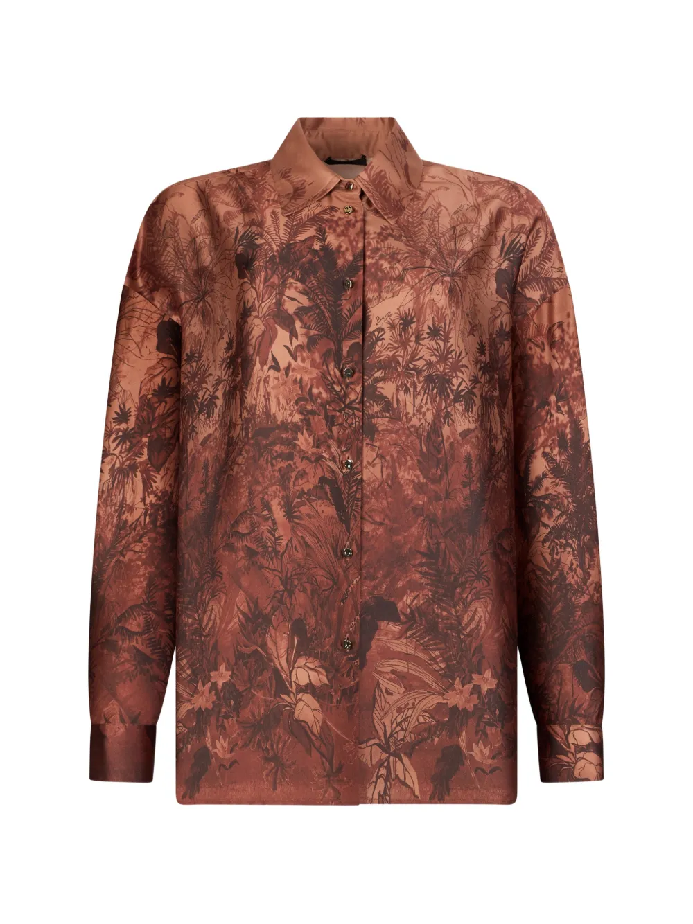 LIU JO button-fastening shirt - Marrone