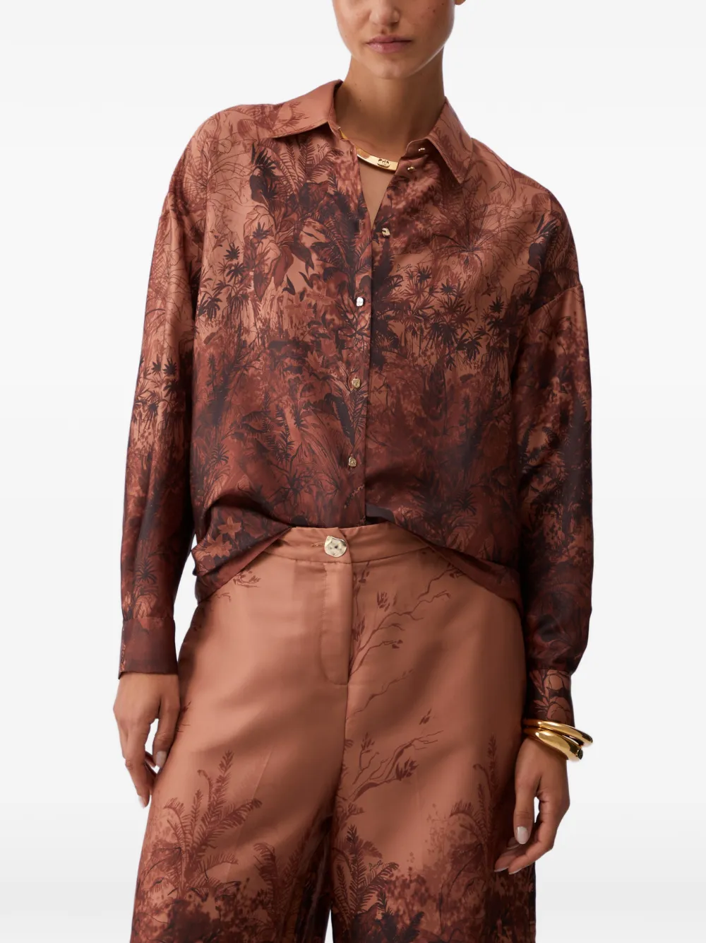  Liu Jo Button-fastening Shirt - Brown 