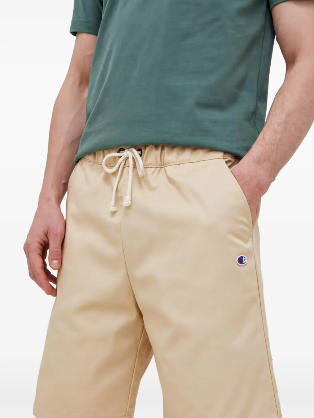 Champion Shorts met trekkoord Beige