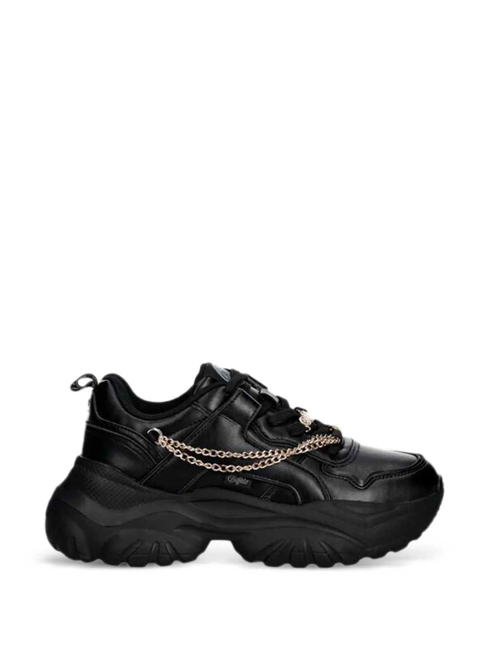 Buffalo Sneakers Bliss Chain con suola rialzata - Nero