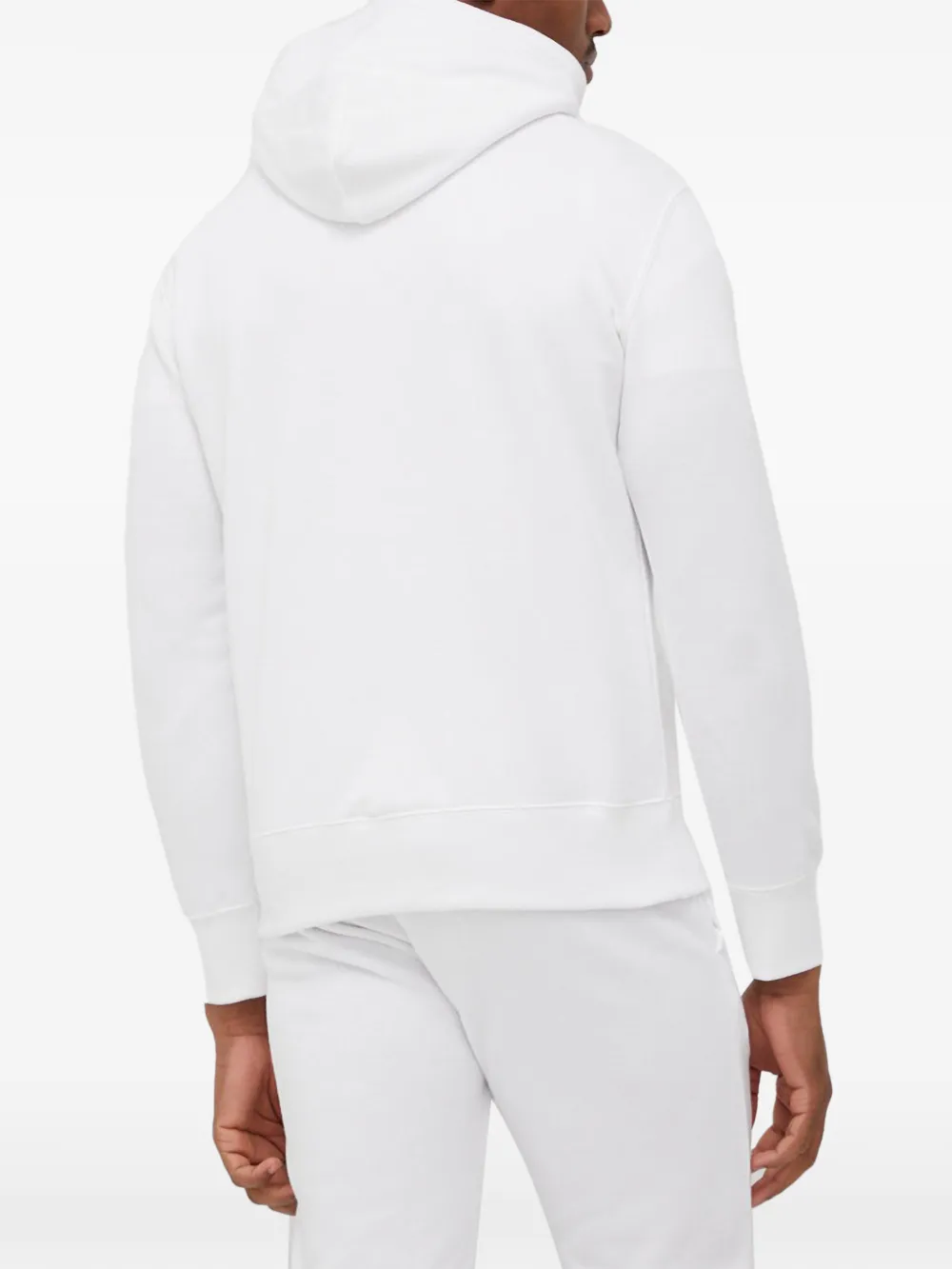 Champion logo-embroidered drawstring hoodie Wit