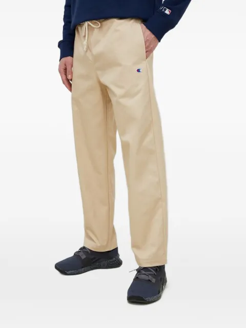 Champion drawstring-waist logo-patch trousers
