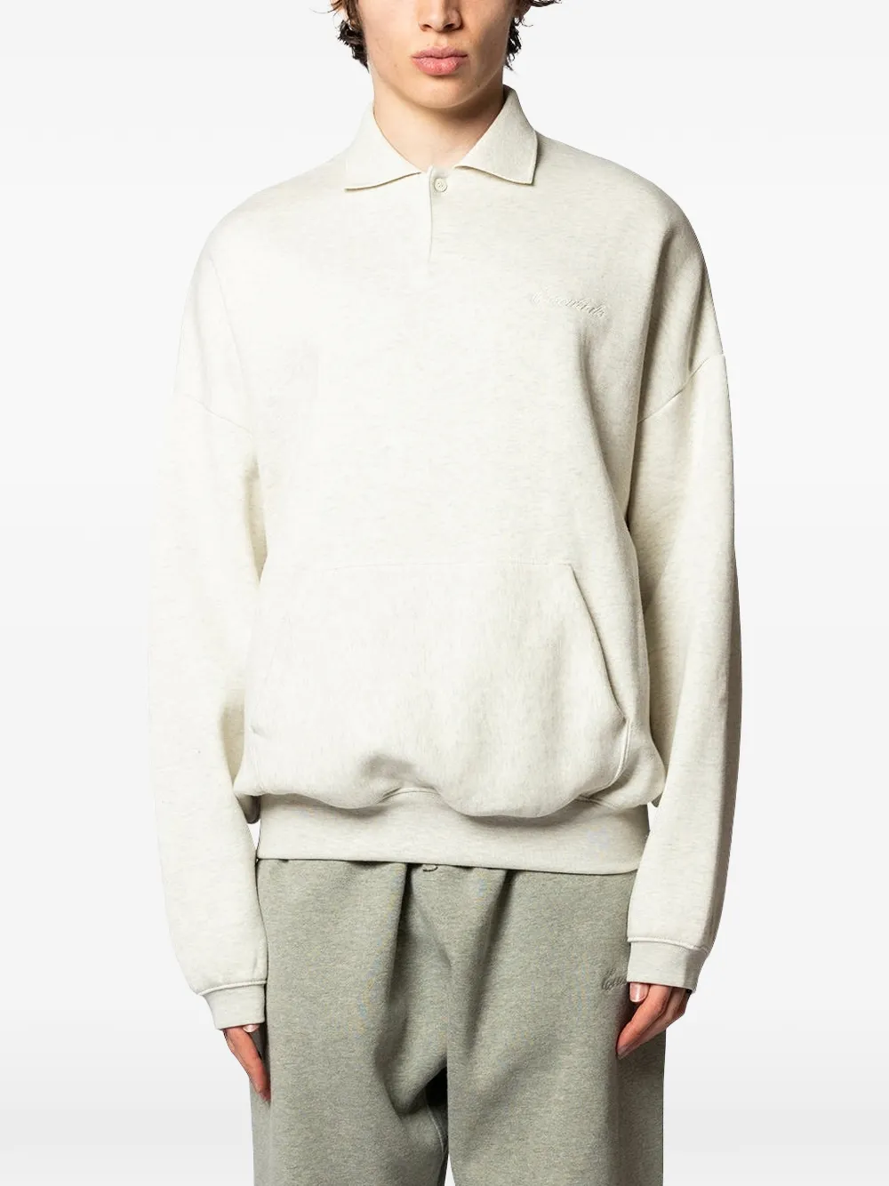 FEAR OF GOD ESSENTIALS Essentials polo-collar sweater - Grigio