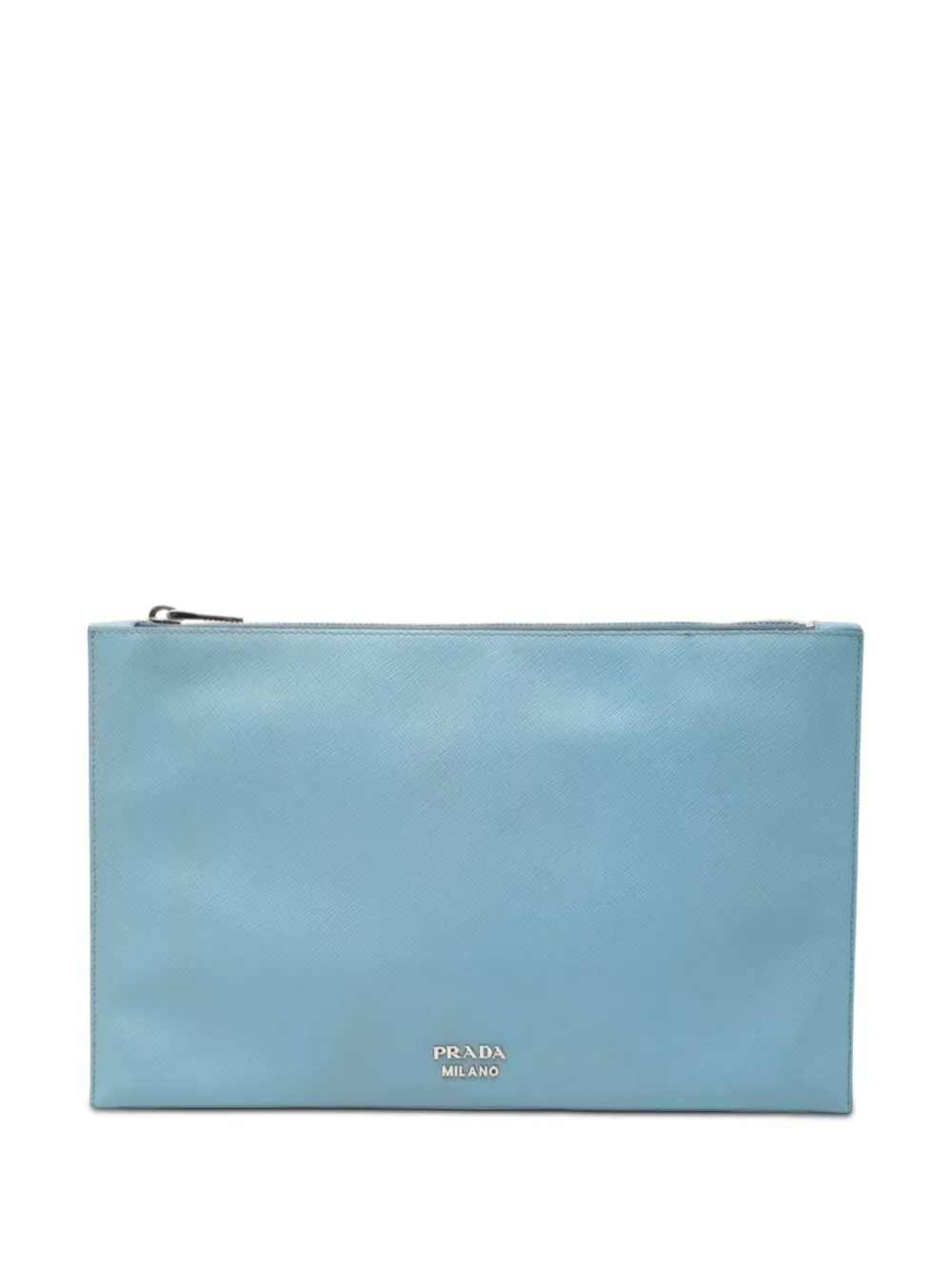 Prada Pre-Owned 2013-2025 Saffiano clutch bag - Blu