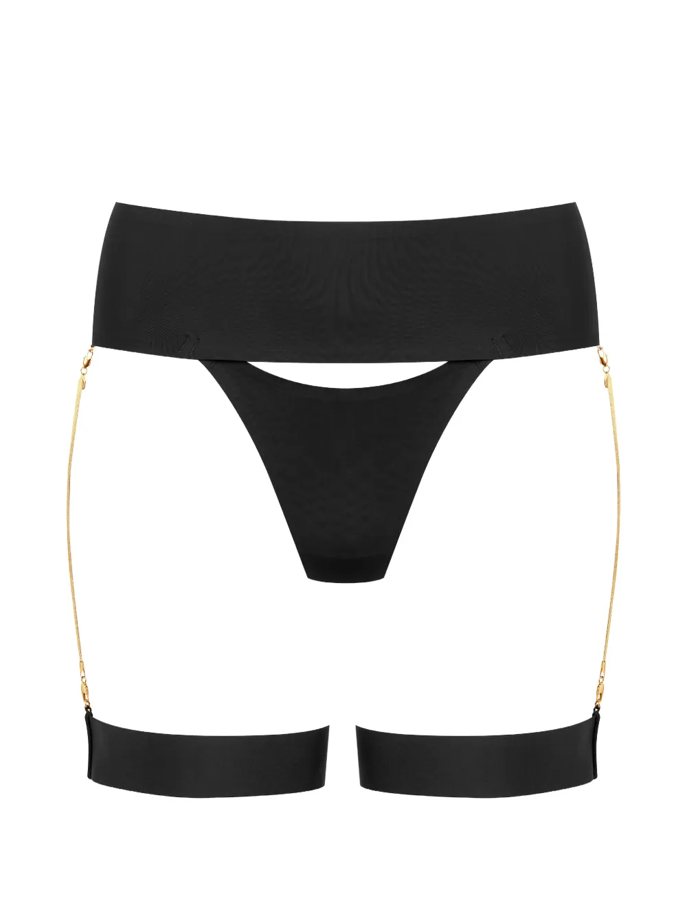 Maison Close chain tanga briefs - Nero