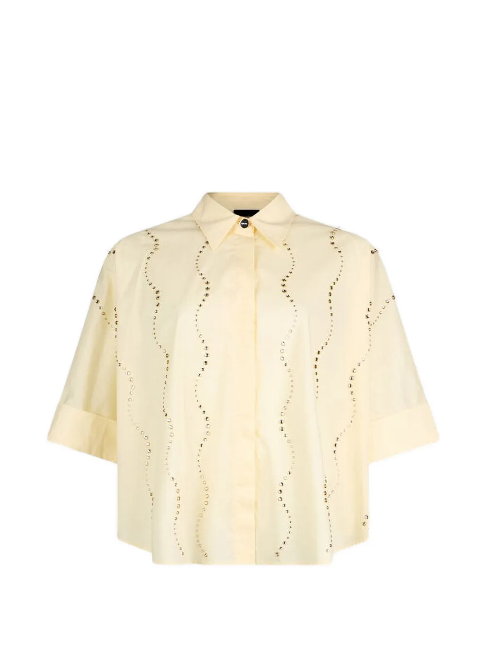 LIU JO shirt with bejewelled appliqués