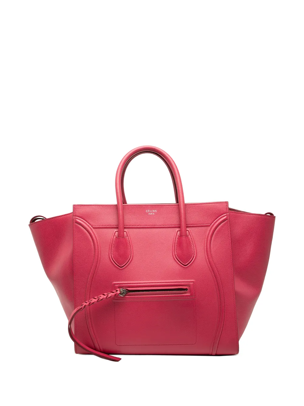 Celine Pre-Owned 2014 Medium Grained Calfskin Phantom Luggage tote bag - Rosa