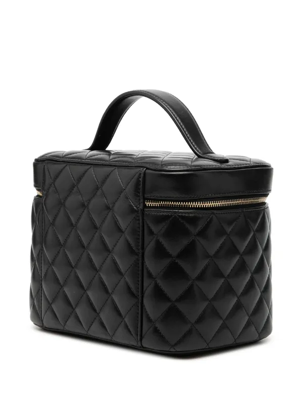 CHANEL Pre-Owned 2016-2017 ココマーク マトラッセ ラムスキン 