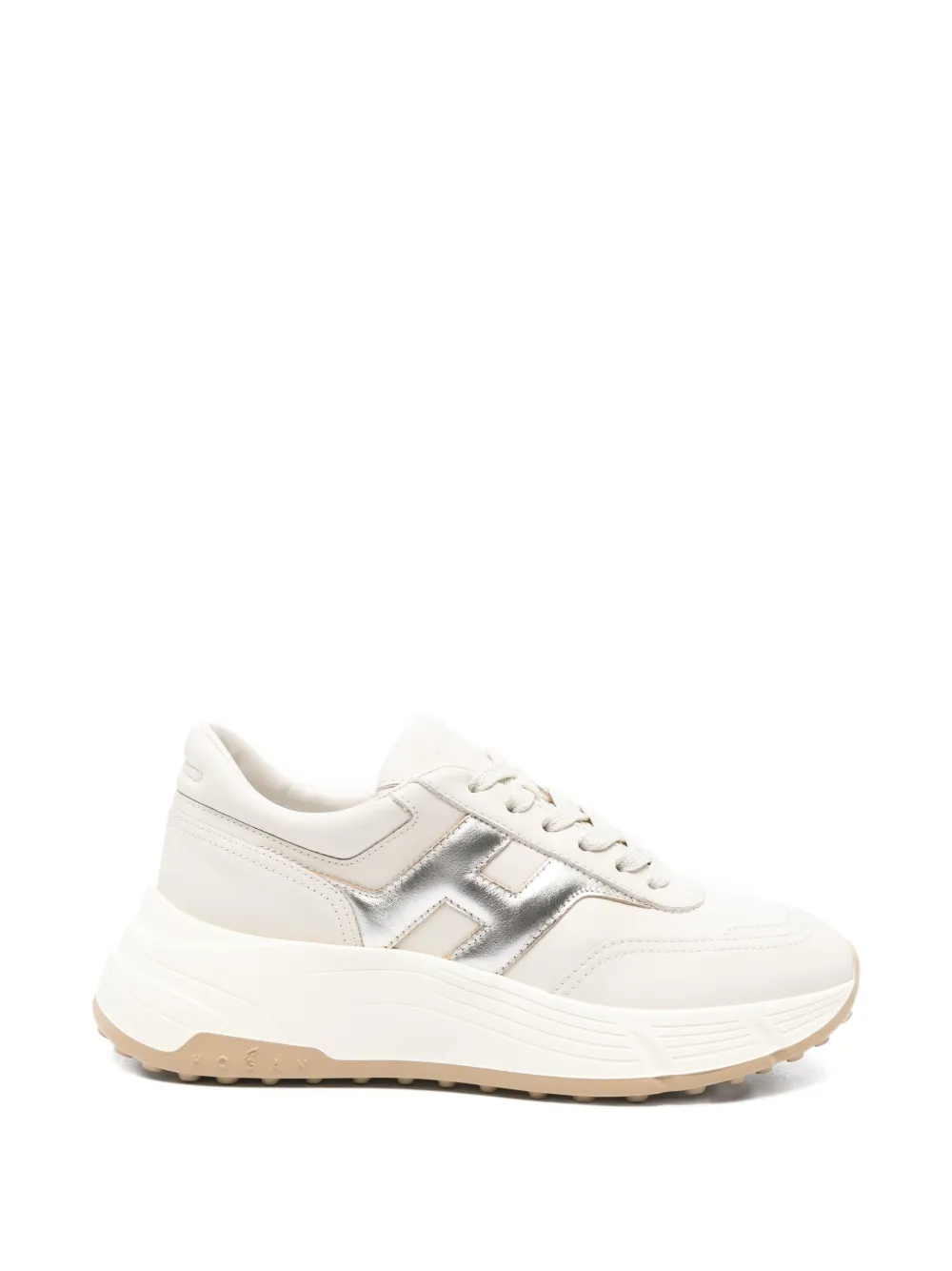 Hogan logo sneakers Beige