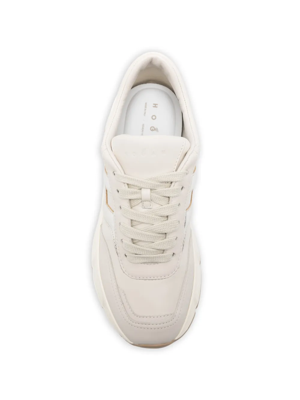 Hogan logo sneakers Beige