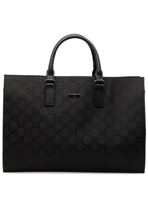 Gucci Pre-Owned 2000-2015 GG Nylon Executive business bag