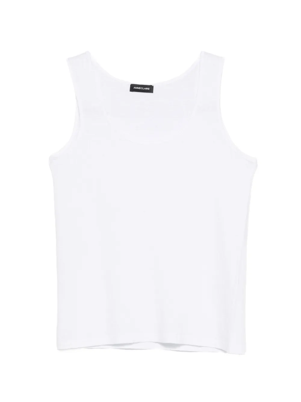 anne claire scoop-neck tank top - Bianco