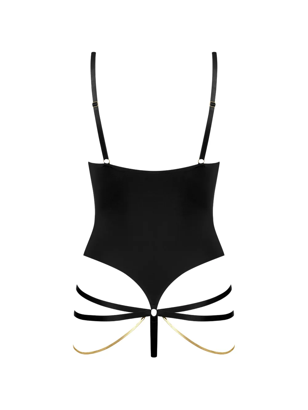 Maison Close Body met V-hals Zwart