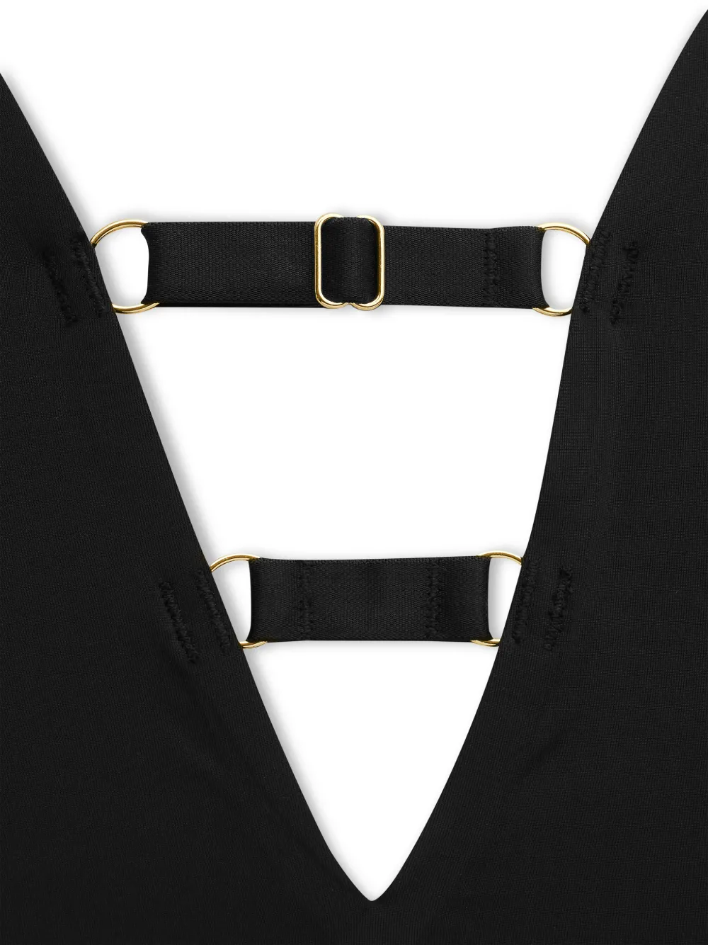Maison Close Body met V-hals Zwart