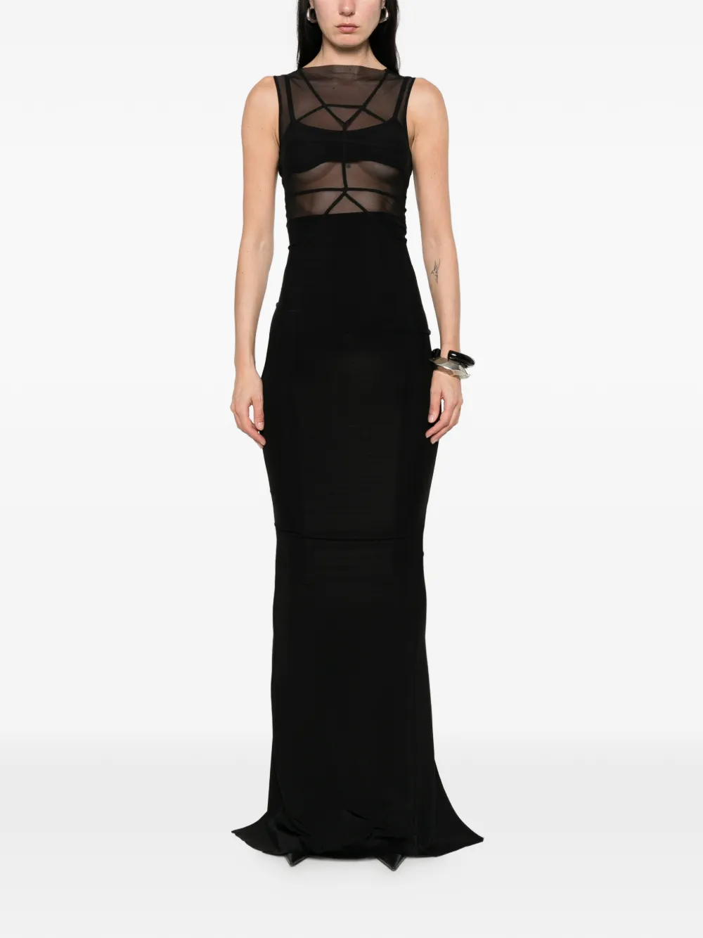 Rick Owens Dirt Coda maxi-rok Zwart